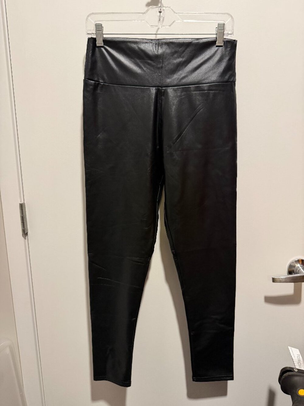 NWT Tagoo Black Faux Leather Pants
